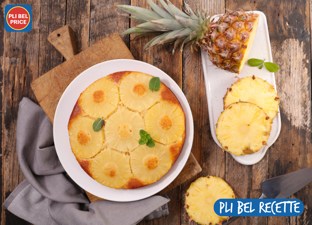16 Gâteau à l'ananas